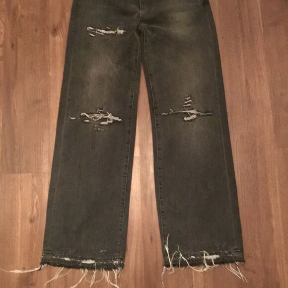 Neuw Black Relaxed Distressed Jeans - Picture 2 of 9